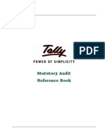 Stat Audit Reference Manual | Tally sales |  Tally.NET Services | Tally Shopper
