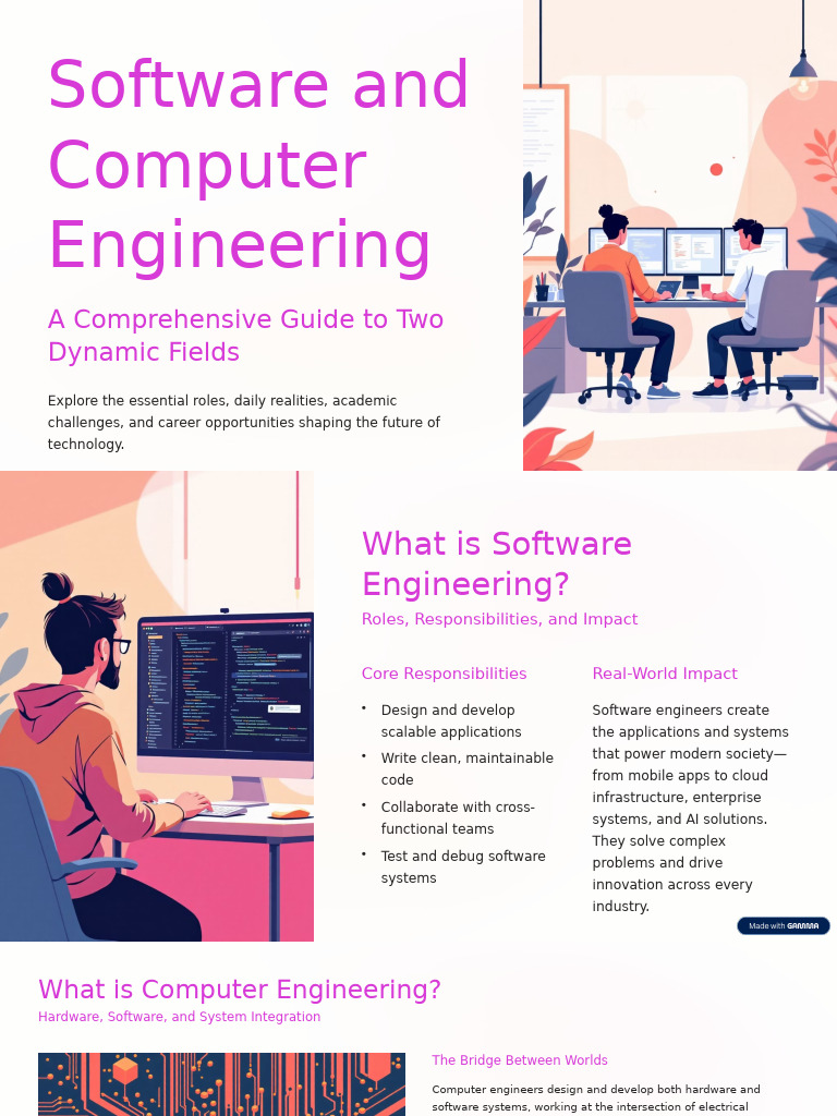Software & Computer Engineering Guide | PDF | Teaching Mathematics ...