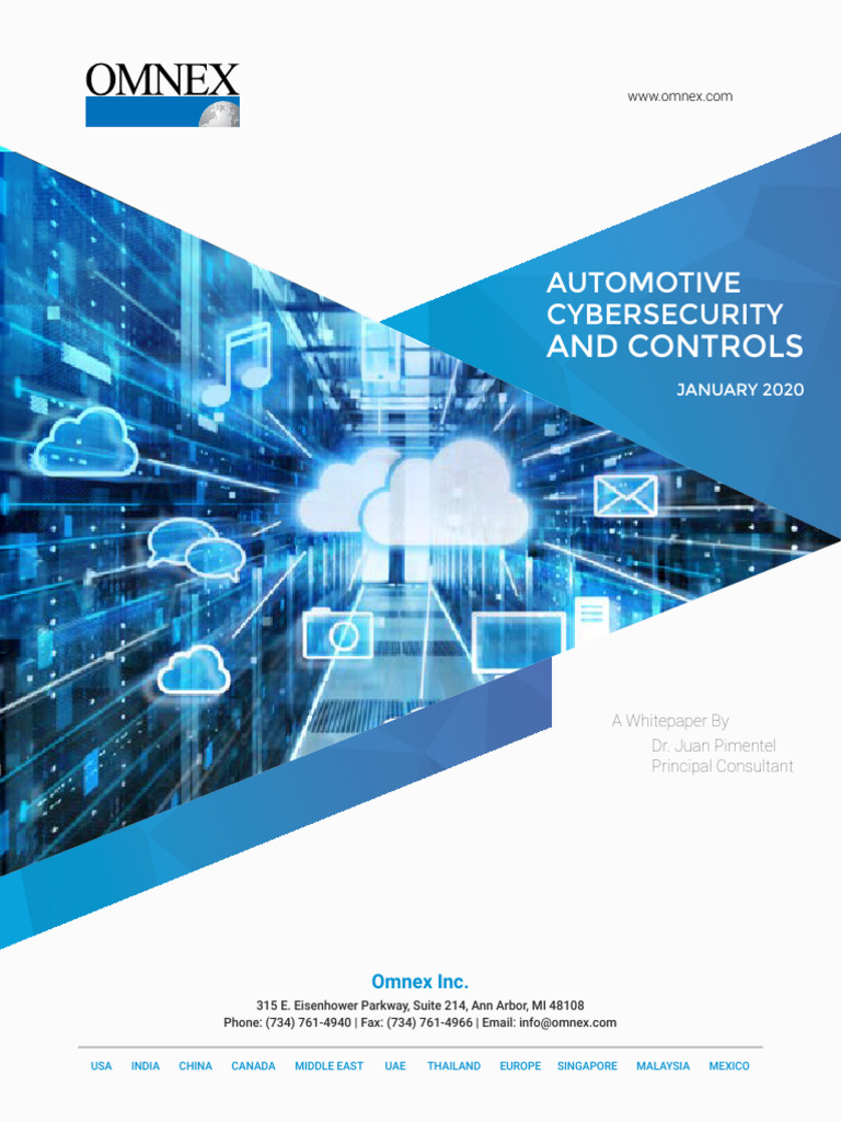 Automotive Cybersecurity and Controls | PDF | Computer Security | Security