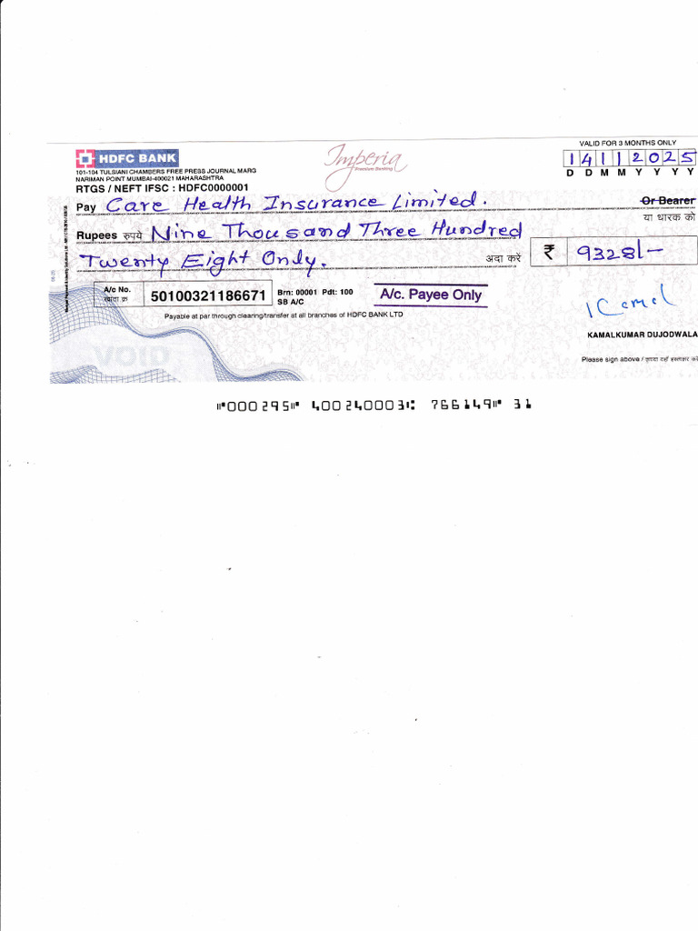Cheque | PDF