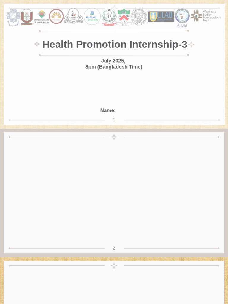 Internship Closing | PDF