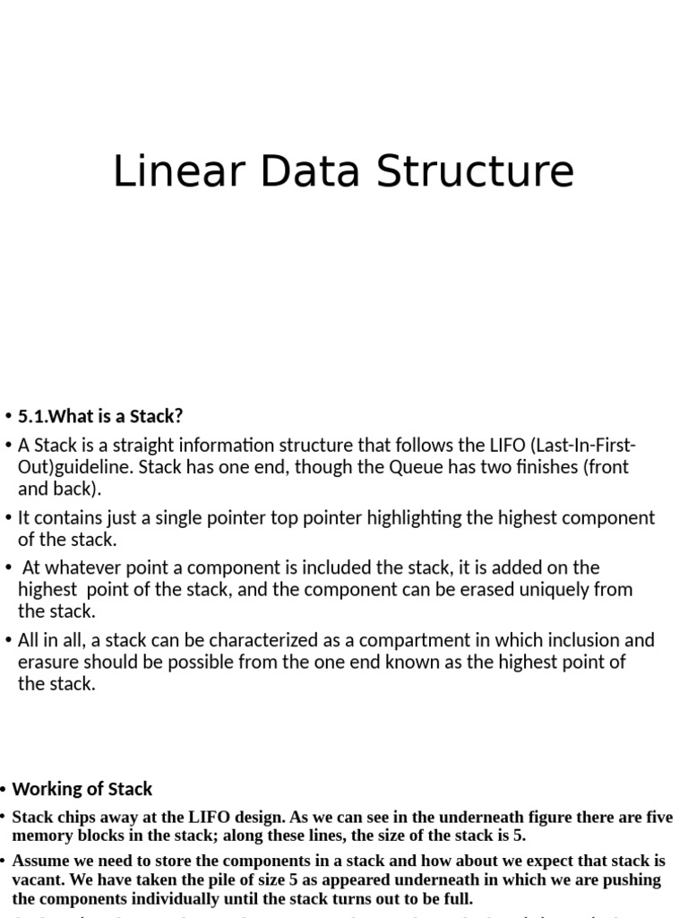 Understanding Stack and Queue Operations | PDF | Queue (Abstract Data ...