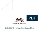 Tally.erp 9 - Integration Capabilities | Tally Solution Provider | Tally Chennai | Tally Solutions