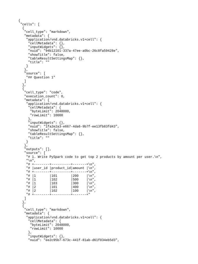 Test Questions - Ipynb | PDF | Computer Data | Computing