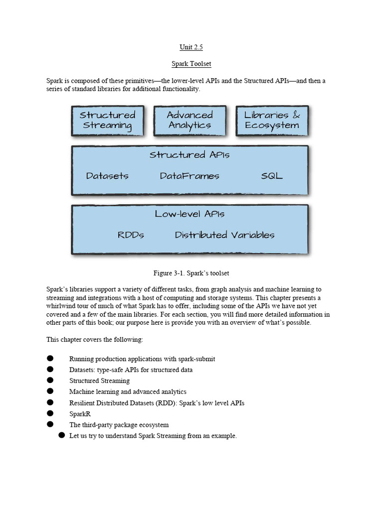 Unit 3 Notes-BDA | PDF | Apache Spark | Computer Cluster
