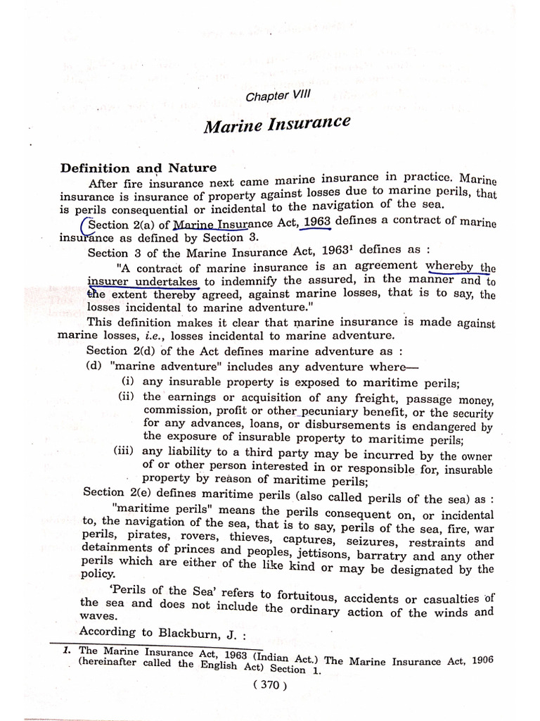 Unit - 3 - Insurance Law-1 | PDF