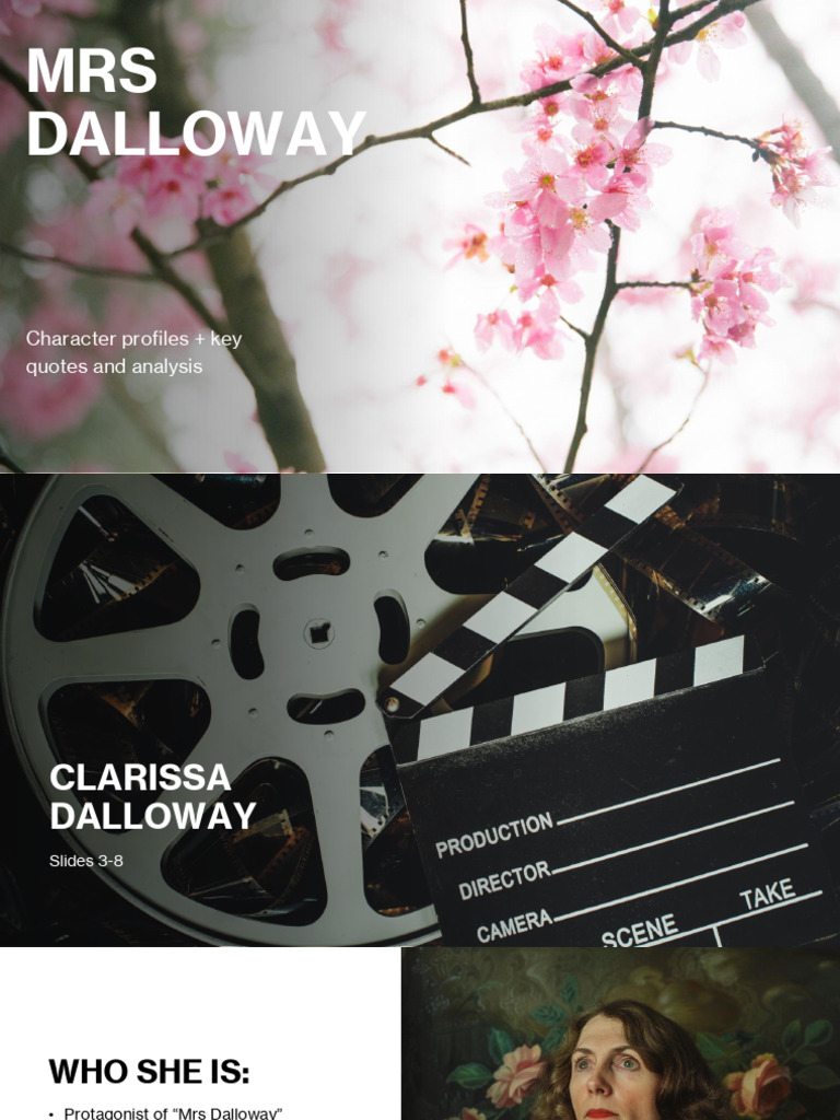 Mrs Dalloway Character Analysis Guide | PDF | Mrs Dalloway