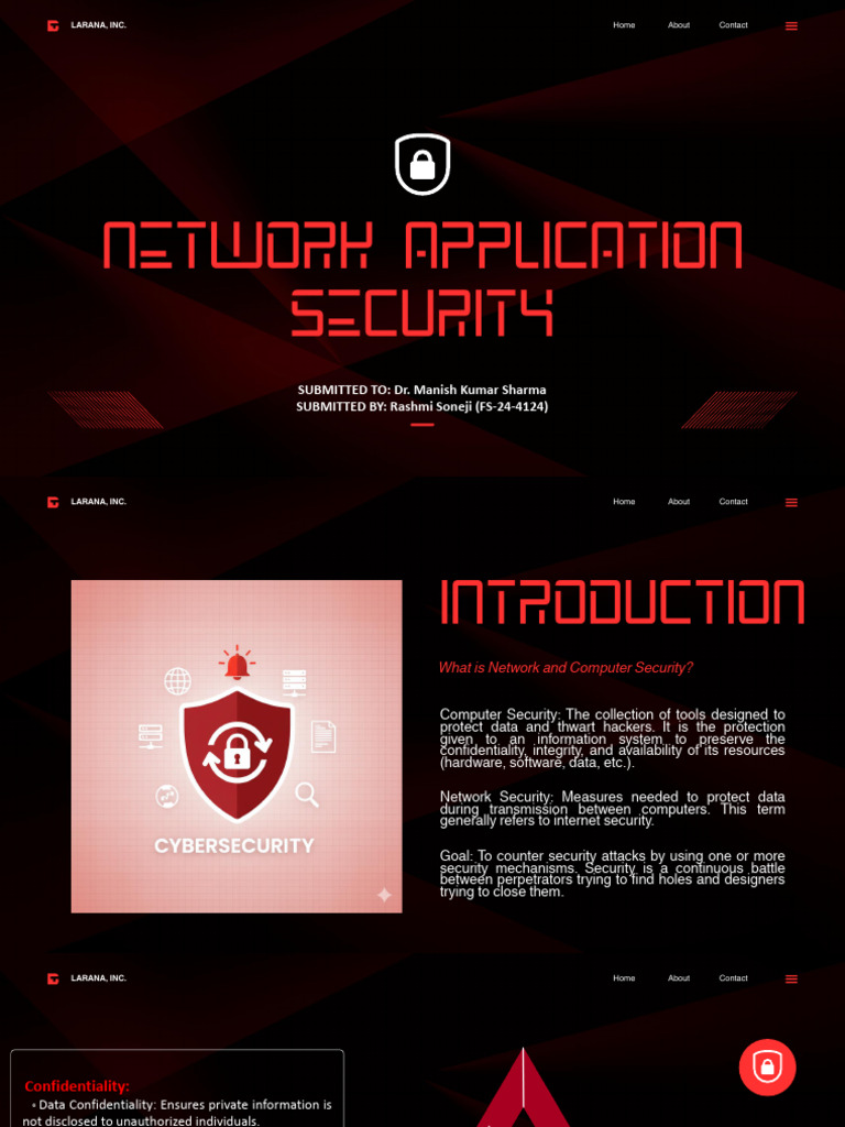 Network and Computer Security Overview | PDF | Firewall (Computing ...