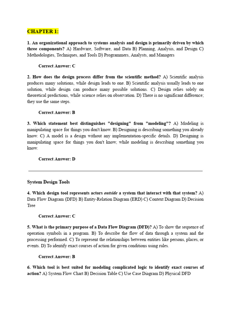 Systems Analysis and Design Overview | PDF | Software Development ...