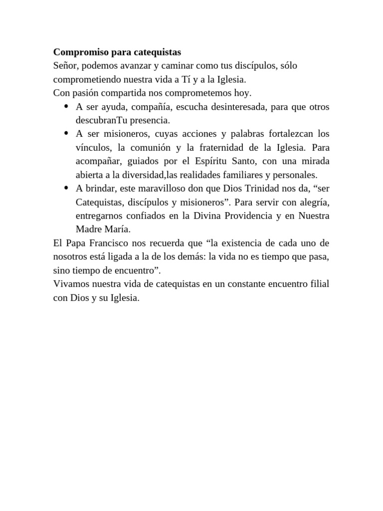 Compromiso | PDF