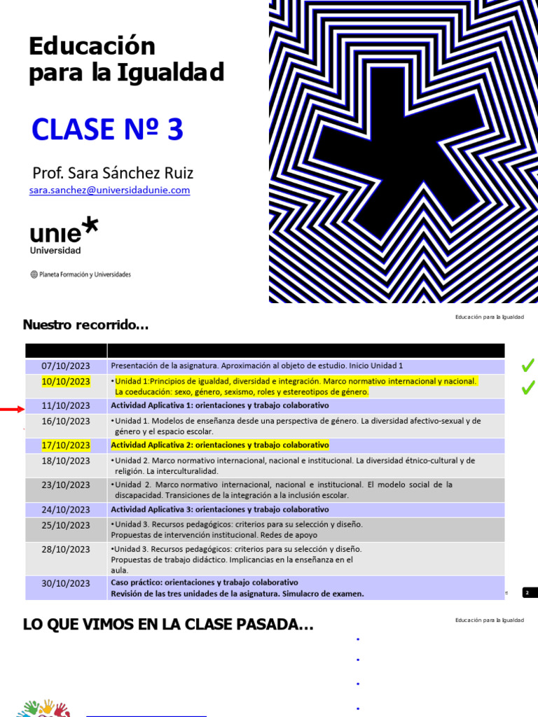 Educación para la Igualdad y Coeducación | PDF | Igualdad de género ...