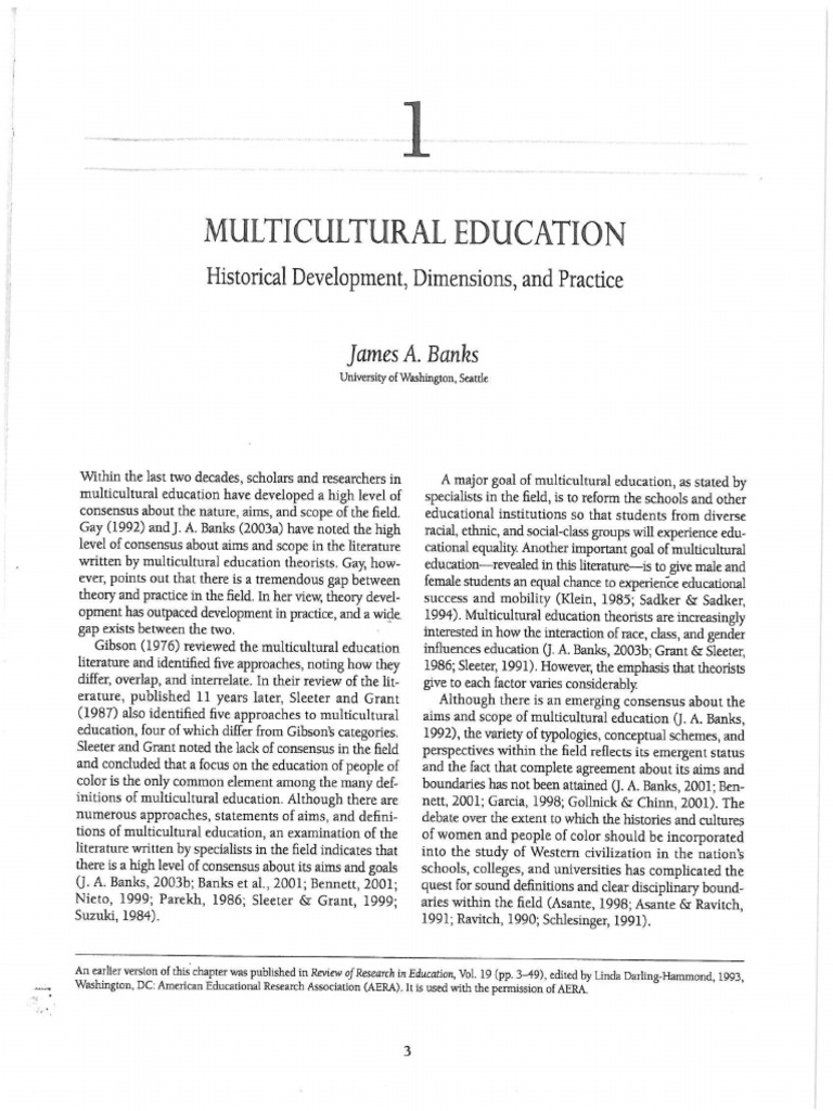 Multicultural Education | PDF