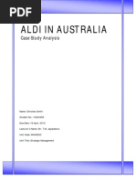 Download Aldi in Australia Case Study Analysis by BIbee NIpan SN94877690 doc pdf