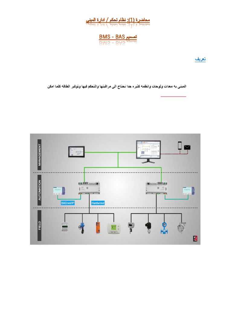 Lecture (1) BMS-1 | PDF