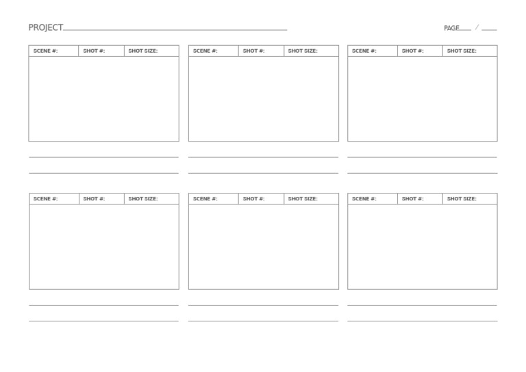 Storyboard Template | PDF