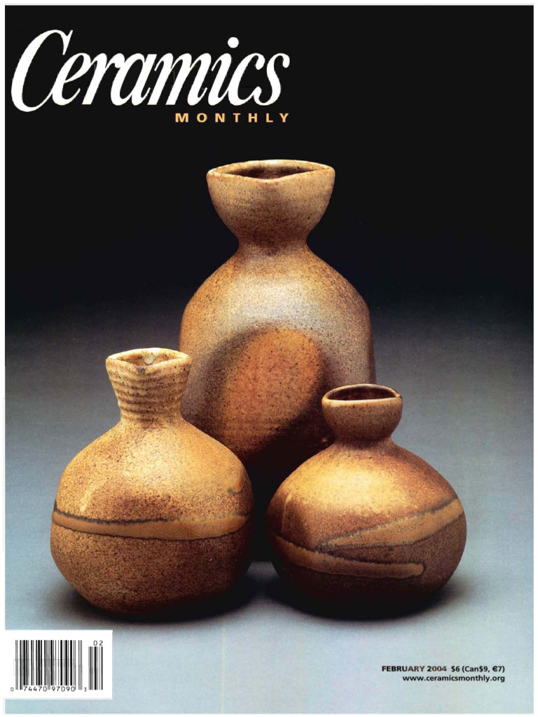 Ceramics Monthly February 2004 Edition | PDF | Brick | Pottery