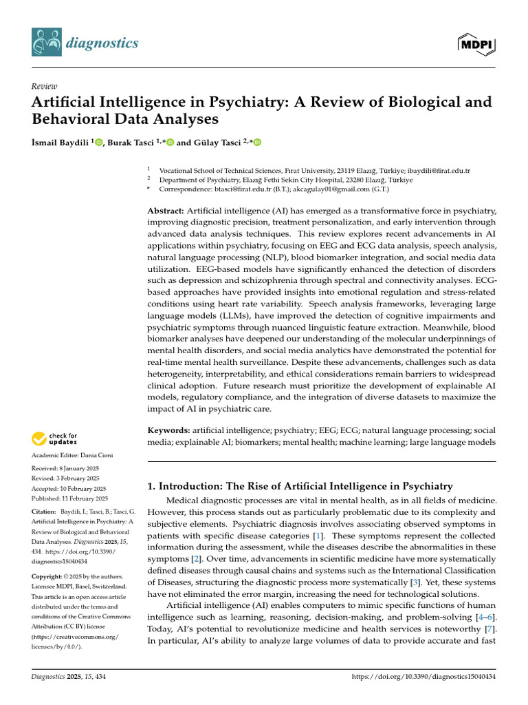 Diagnostics 15 00434 | PDF | Electroencephalography | Artificial ...