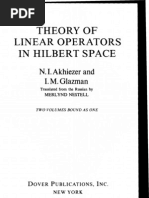 Download Akhiezer NI Glazman IM Theory of Linear Operators in Hilbert Space 2ed Dover s by Rami Kats SN94880227 doc pdf
