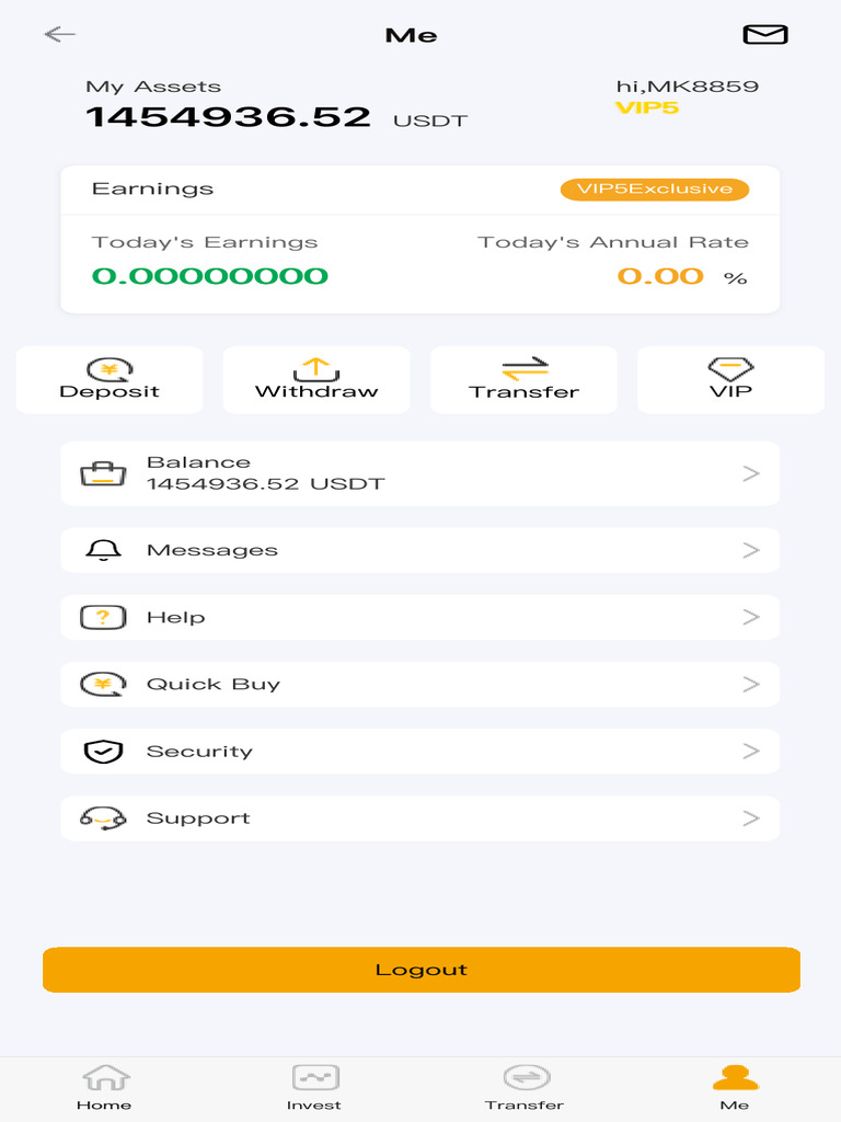 VIP5 Account Overview and Earnings | PDF