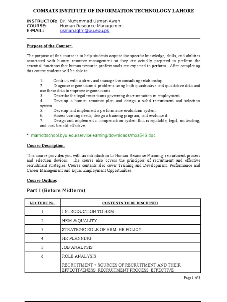 What i learned in human resource management essay picture