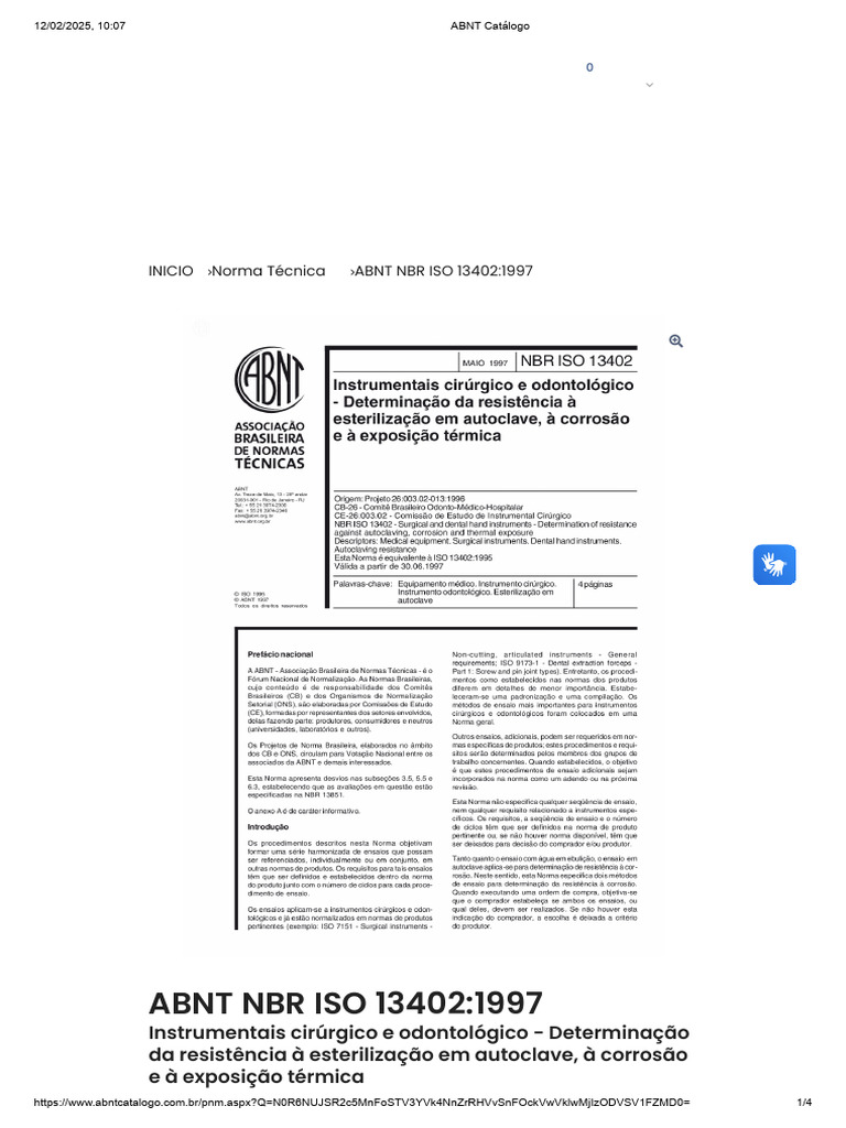 Resistência de Instrumentos Cirúrgicos | PDF