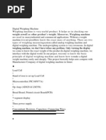 Download Digital Weighing Machine by Umakant Rajpoot SN94880663 doc pdf