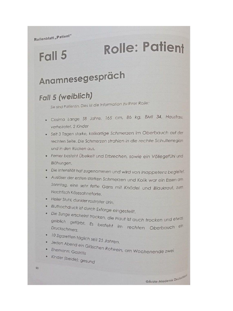 Fall 5 - Patient | PDF