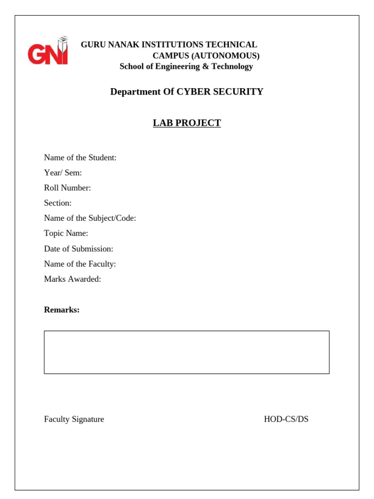 Lab Project Front | PDF