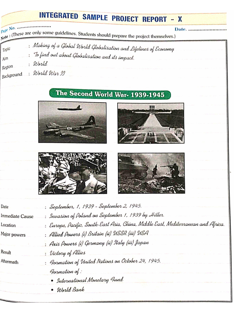 Sample Interdisciplinary Project Report | PDF