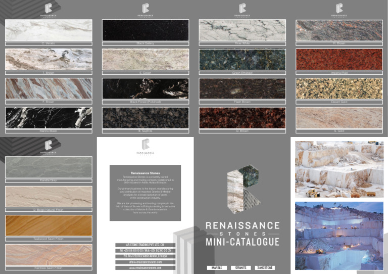 Exclusive Marble & Granite Catalog | PDF