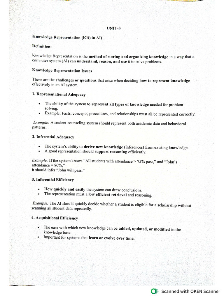 AI Unit 3 | PDF