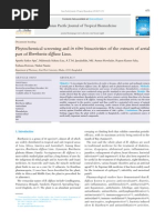 Download Phytochemical Screening and in Vitro Bio Activities of the Extracts of Aerial Part of Boerhavia Diffusa Linn by Apurba Sarker Apu SN94882791 doc pdf