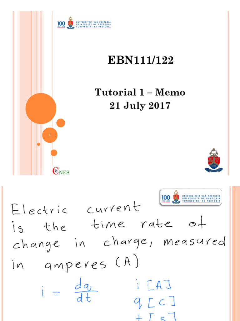 Tutorial 1 - Memo | PDF