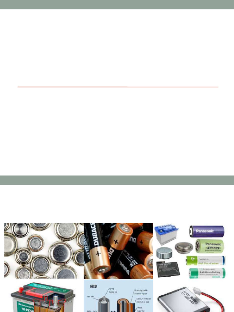 Batteries and Fuel Cells Overview | PDF | Fuel Cell | Lithium Ion Battery