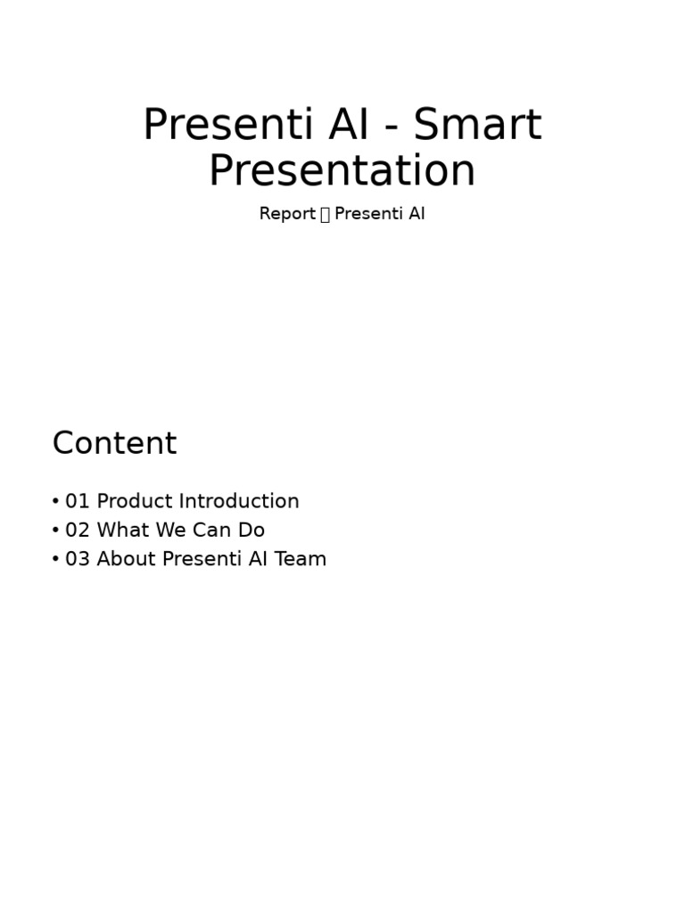 AI-Powered Presentation Tool Overview | PDF | Artificial Intelligence ...