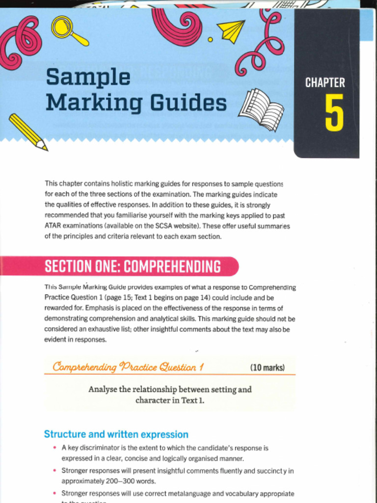 Sample Marking Guides | PDF