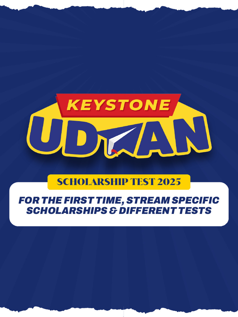 Keystone Udaan Scholarship Test Details | PDF | Equations | Mathematics