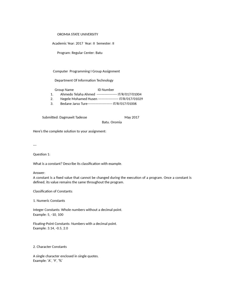 4_5787571295826745682 | PDF | Variable (Computer Science) | Computer ...