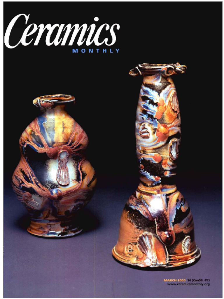 Ceramics Monthly March 2005 Edition | PDF | Pottery | Ceramics