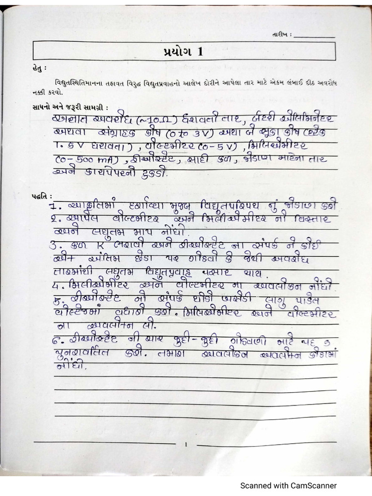 2025 STD 12 Guj Physics Journal | PDF