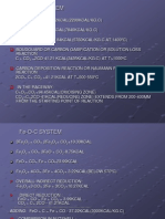 C-O and Fe-O-C Systems Reactions