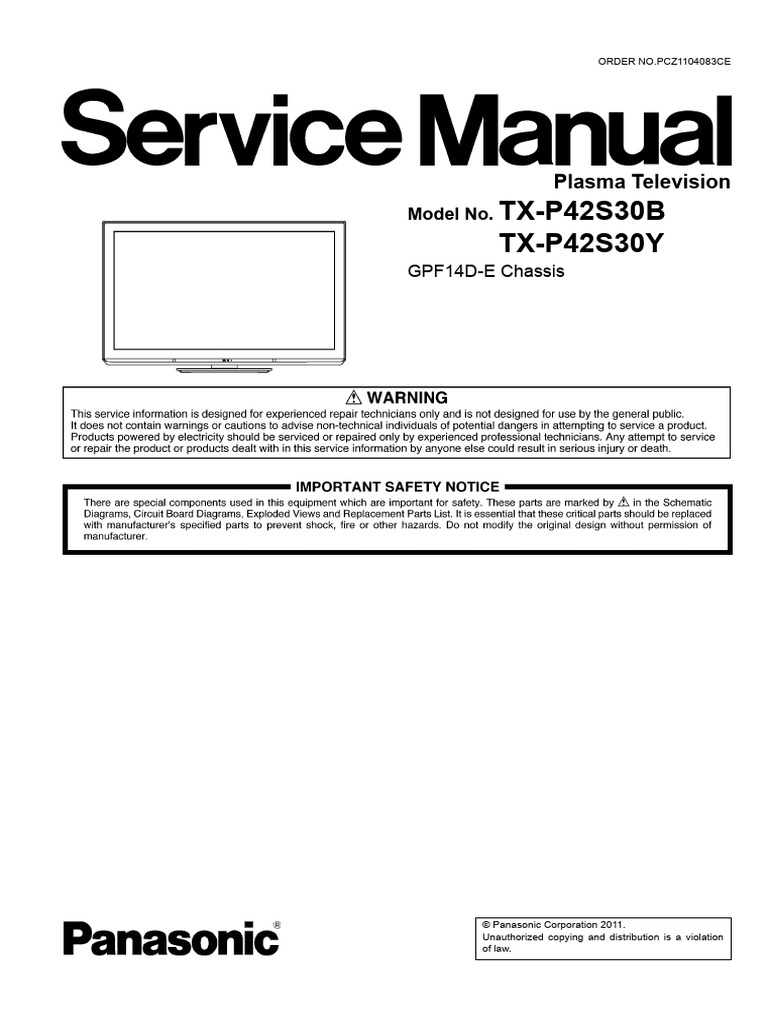 panasonic_pcz1104083ce_tx-p42s30b_tx-p42s30y_chassis_gpf14d-e | PDF ...