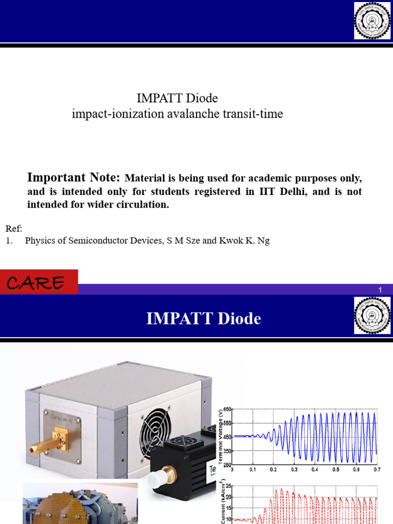 Samaresh Das IMPATT | PDF | Diode | Electricity