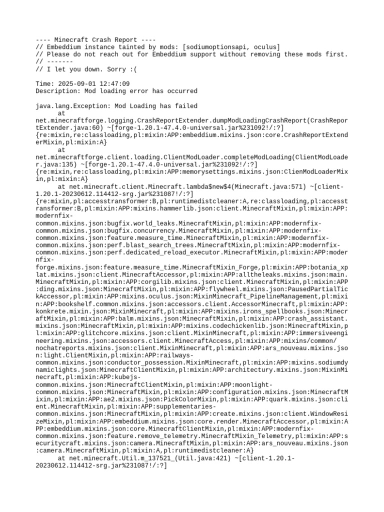 Crash 2025 09 01 - 12.47.09 FML | PDF | Central Processing Unit ...