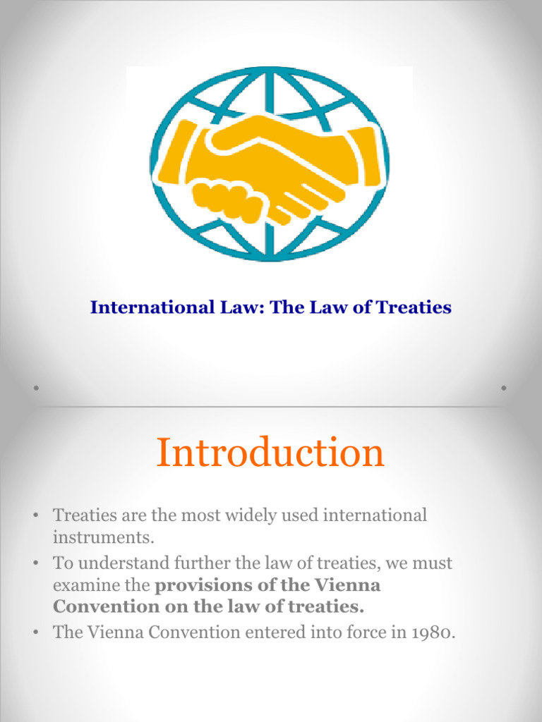 5-The Law of Treaties | PDF