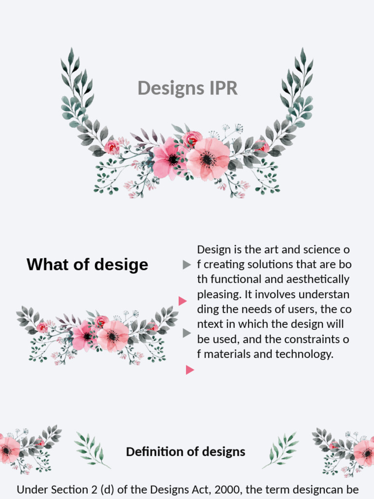 Understanding Design and IPR Basics | PDF | Design | Innovation