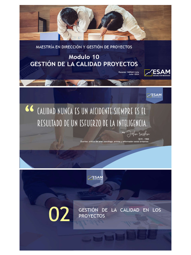 Gestión de Calidad en Proyectos ISO | PDF | Calidad (comercial ...