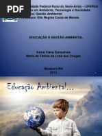 Aula de gestão ambiental