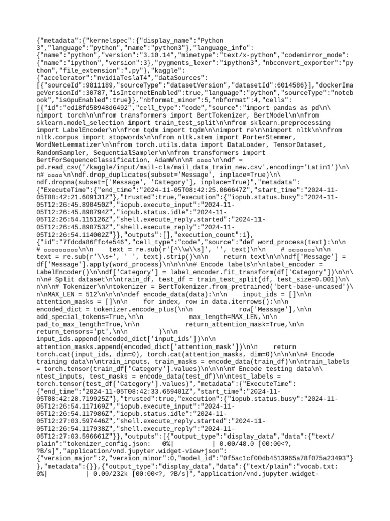 notebookb86b5c2bbd.ipynb | PDF | Text File | Software Engineering