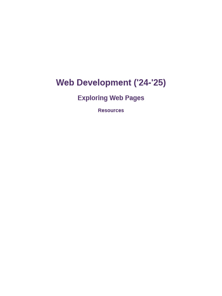 Web Design Activity Guide | PDF | Html Element | Html